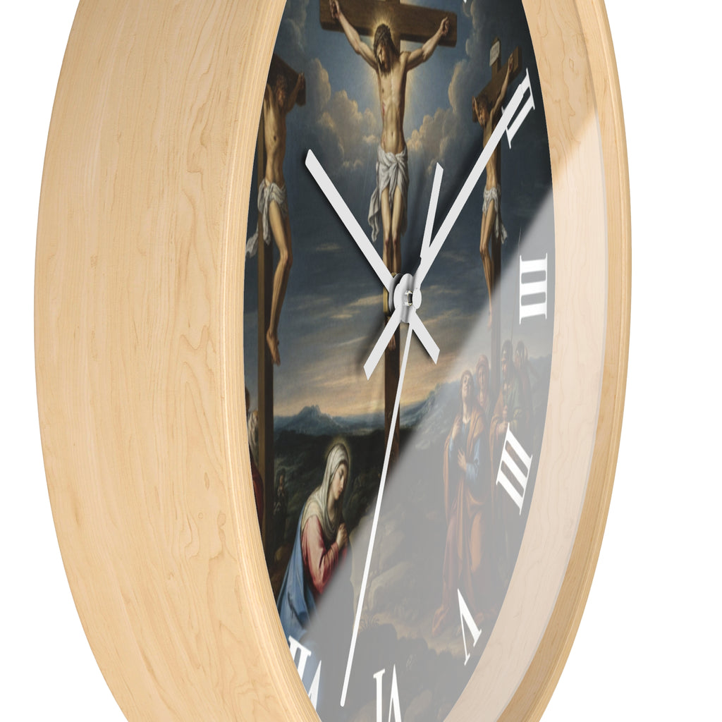 Jesus on the Cross Wall Clock