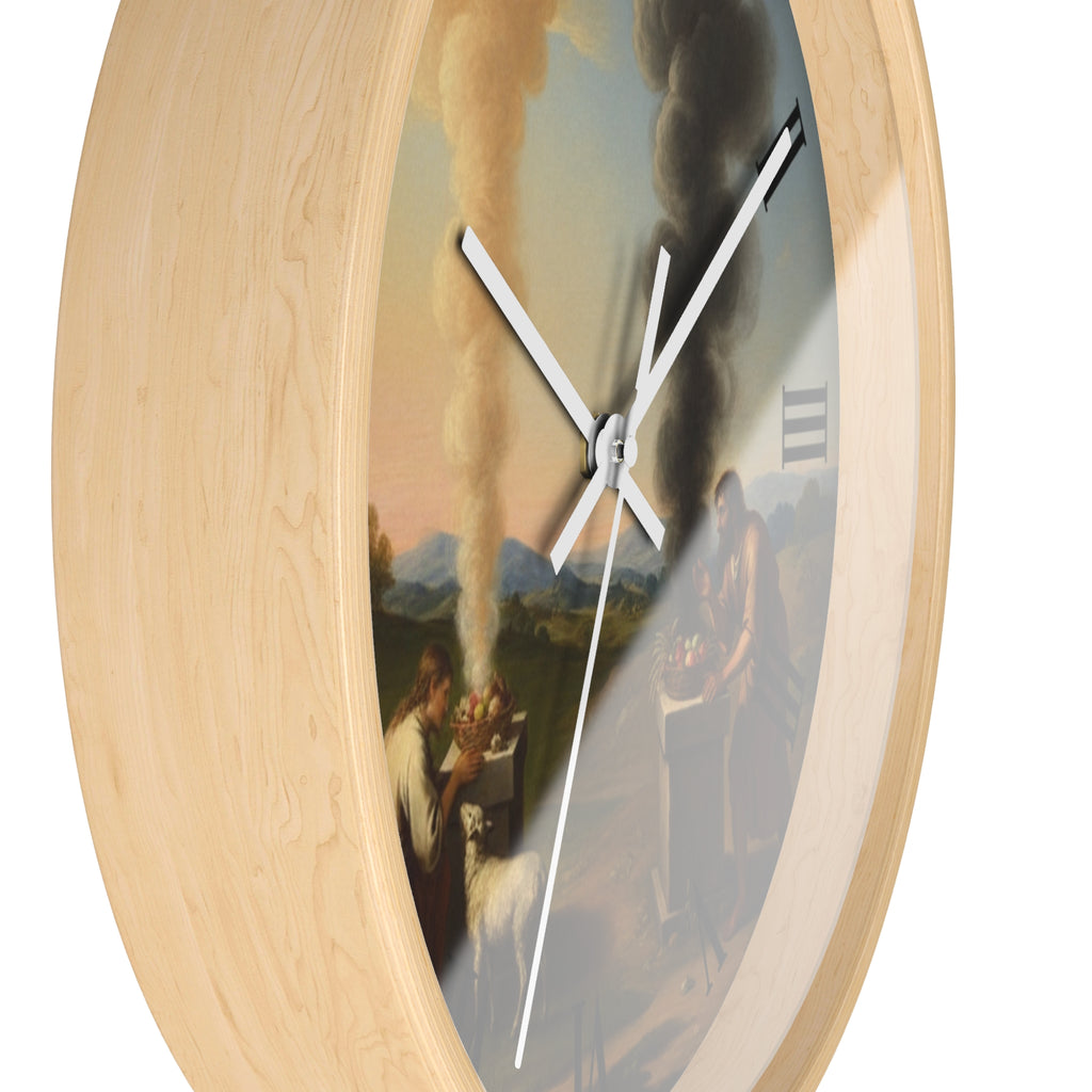 Cain and Able Wall Clock - Biblical Design