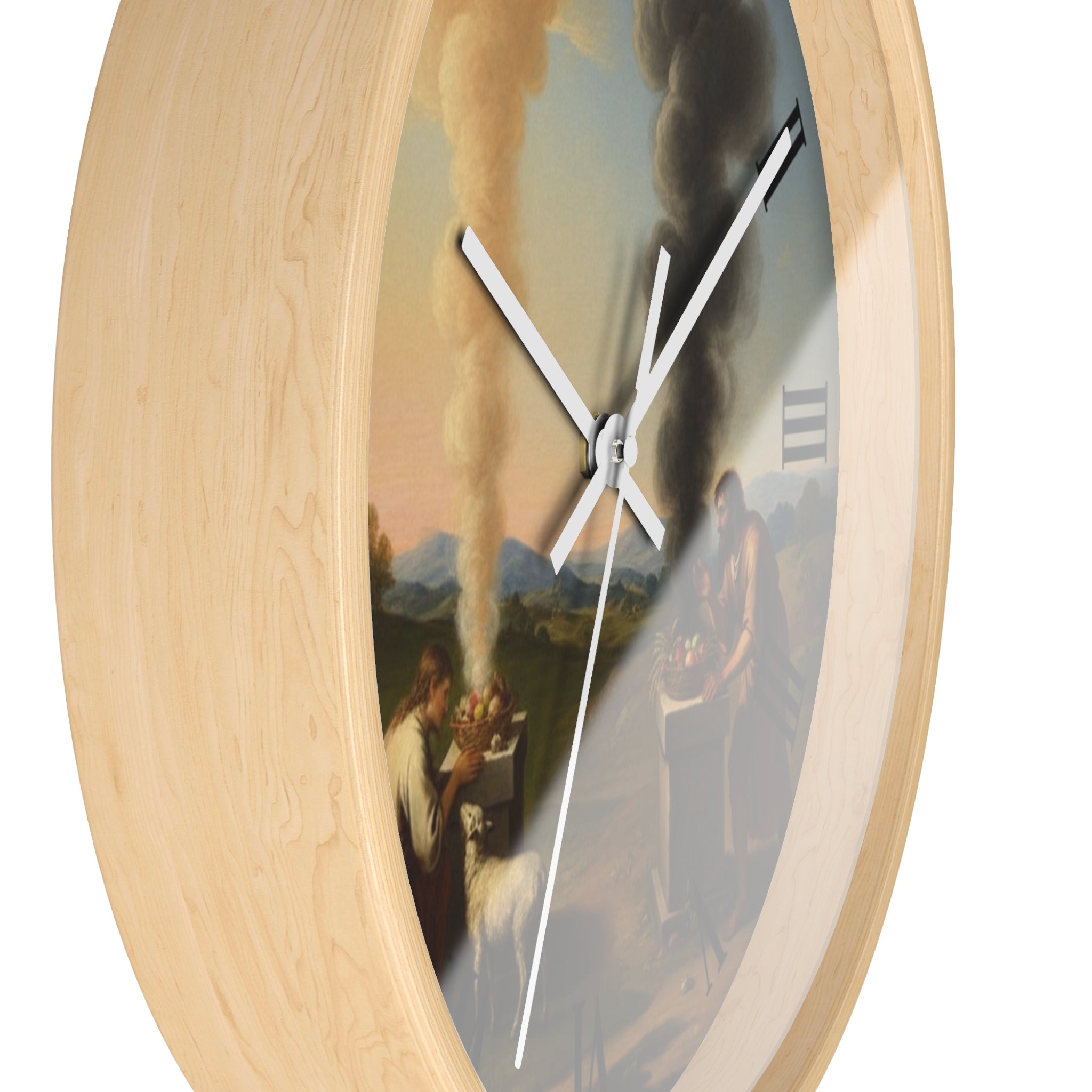 Cain and Able Wall Clock - Biblical Design