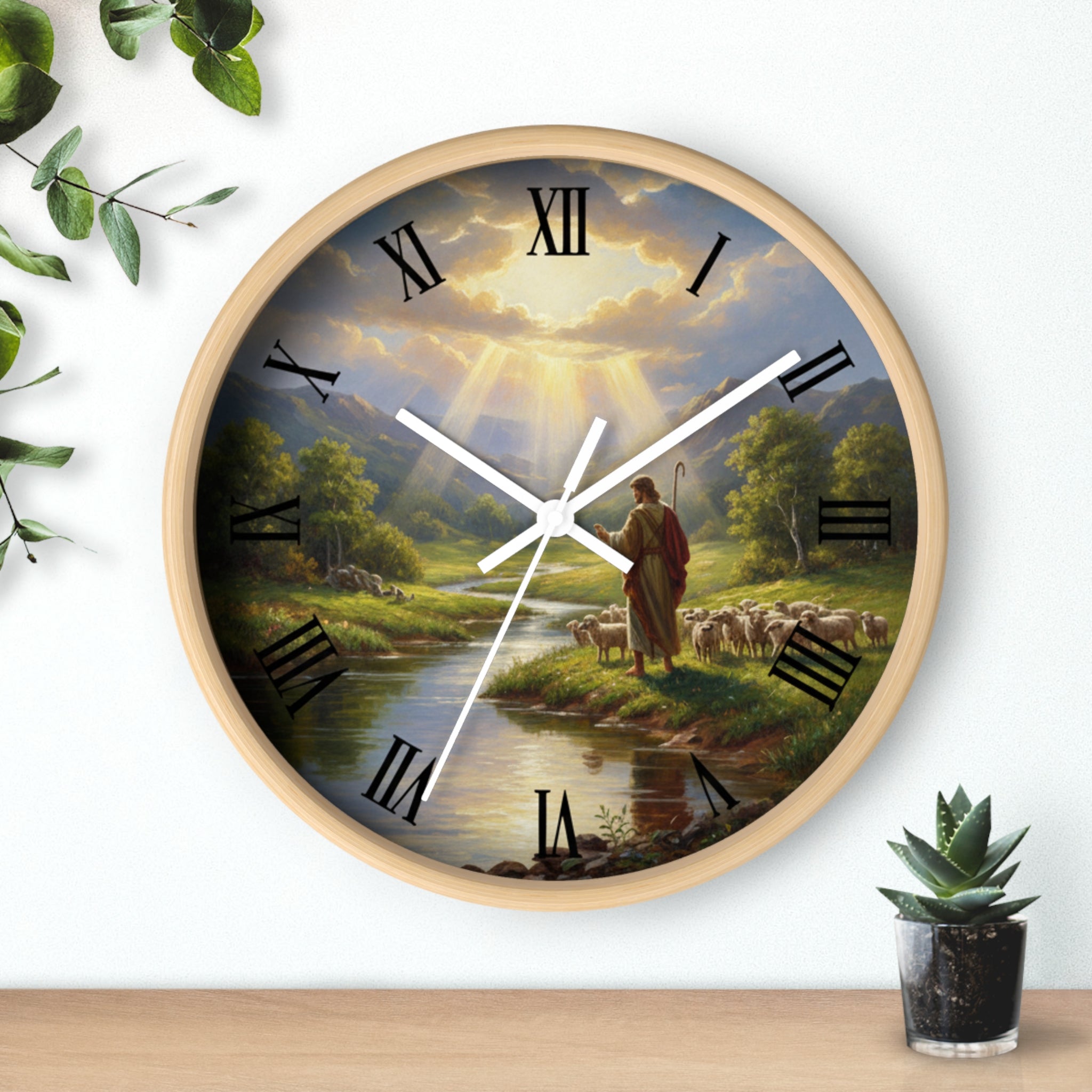 David the Shepherd Wall Clock