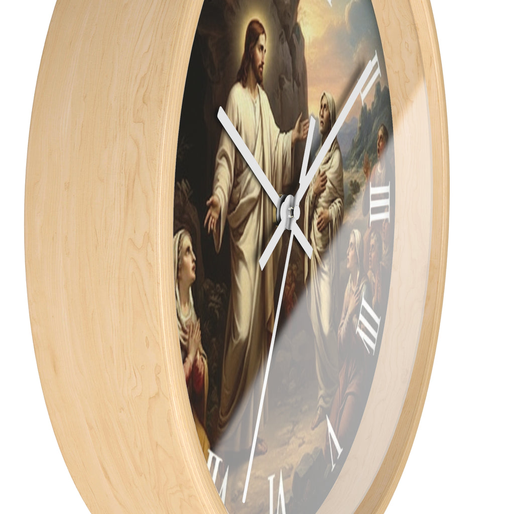 Jesus Raises Lazarus Wall Clock