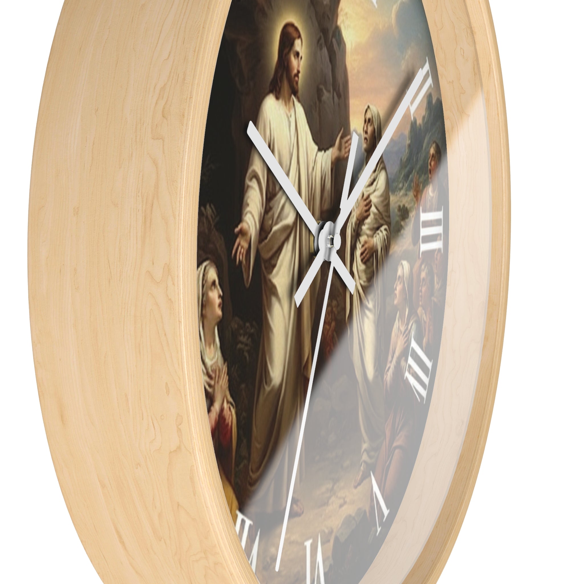 Jesus Raises Lazarus Wall Clock