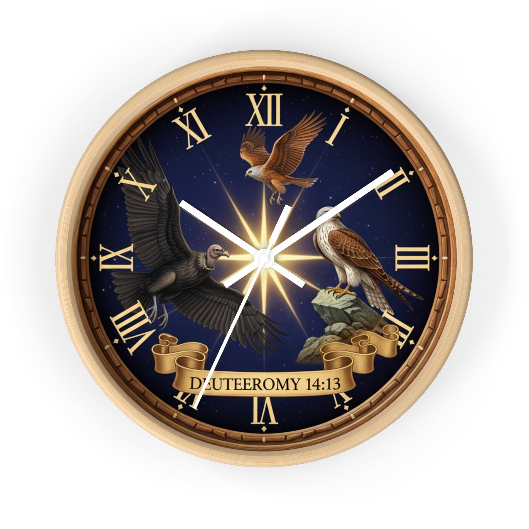 Bible Wall Clock - Leviticus 16:13