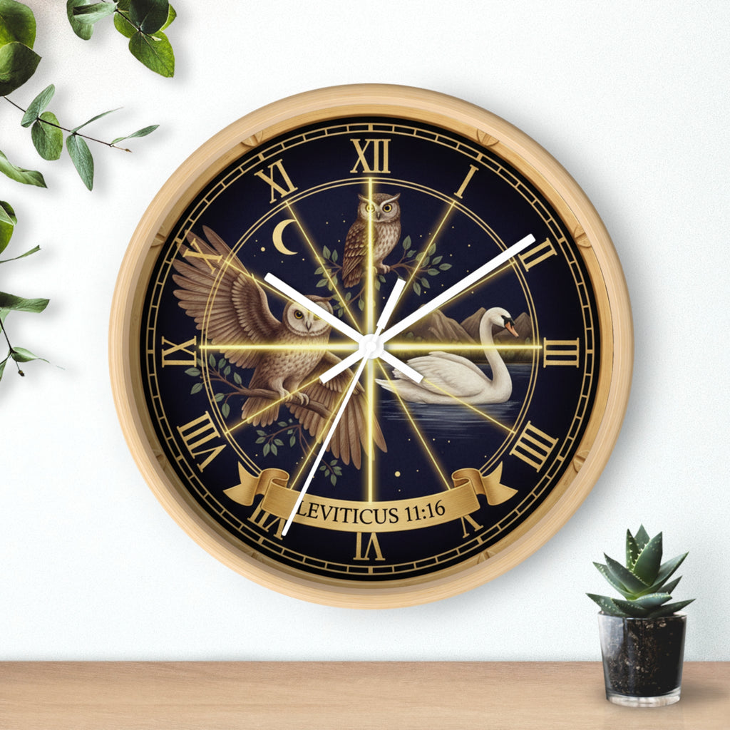 Bible Wall Clock - Leviticus 11:16