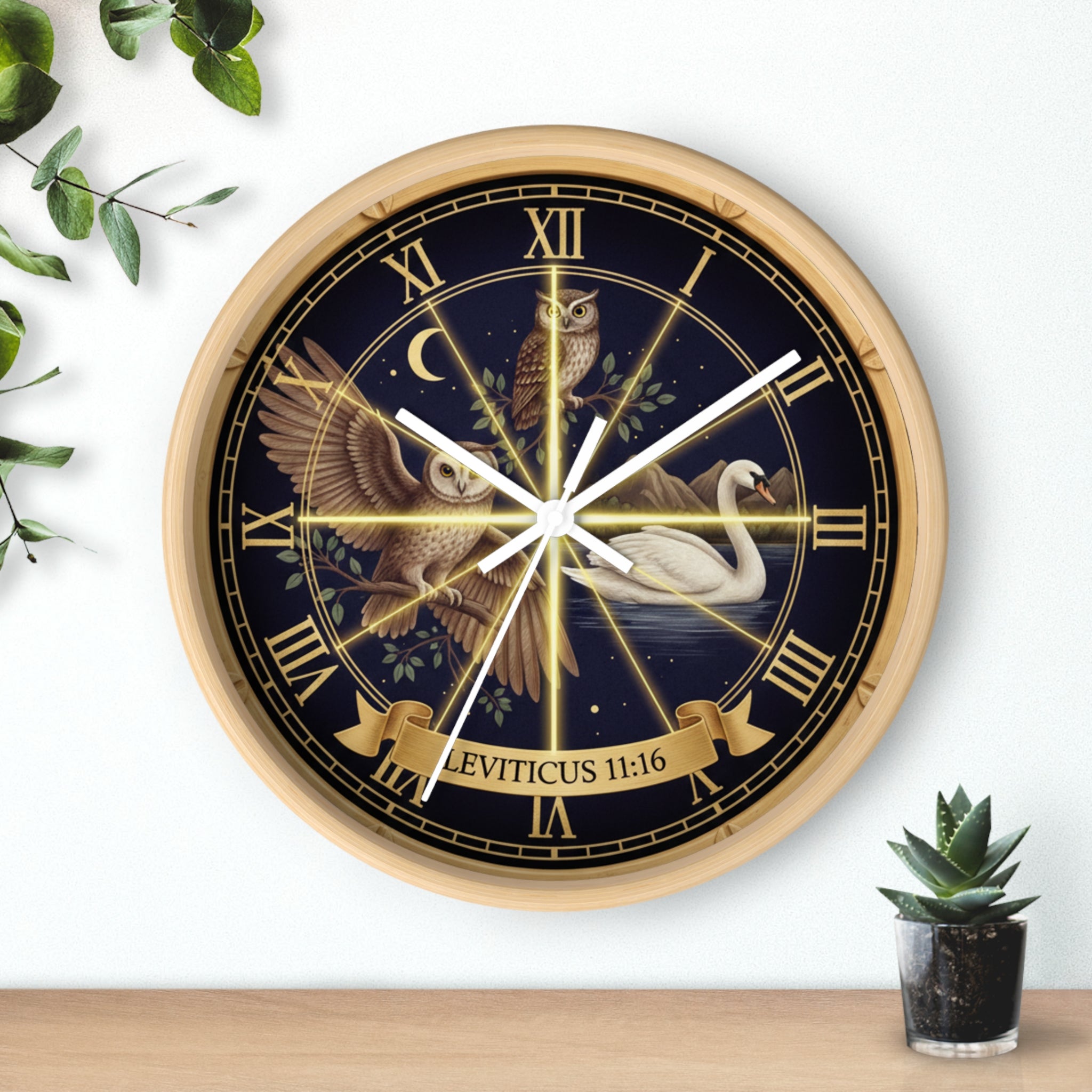 Bible Wall Clock - Leviticus 11:16
