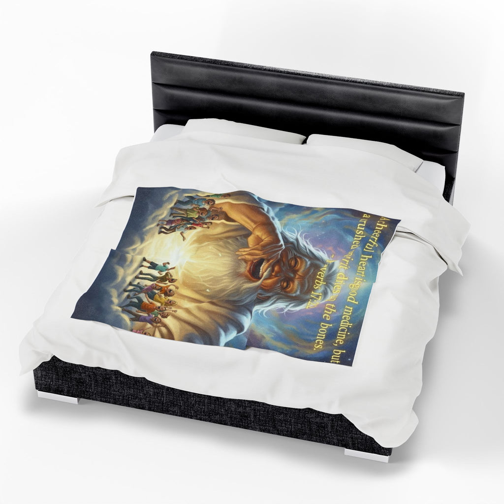 Cheerful Heart Plush Blanket