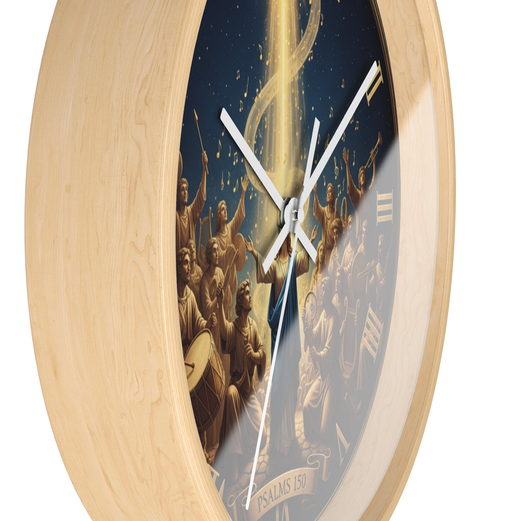 Bible Wall Clock - Psalms 150