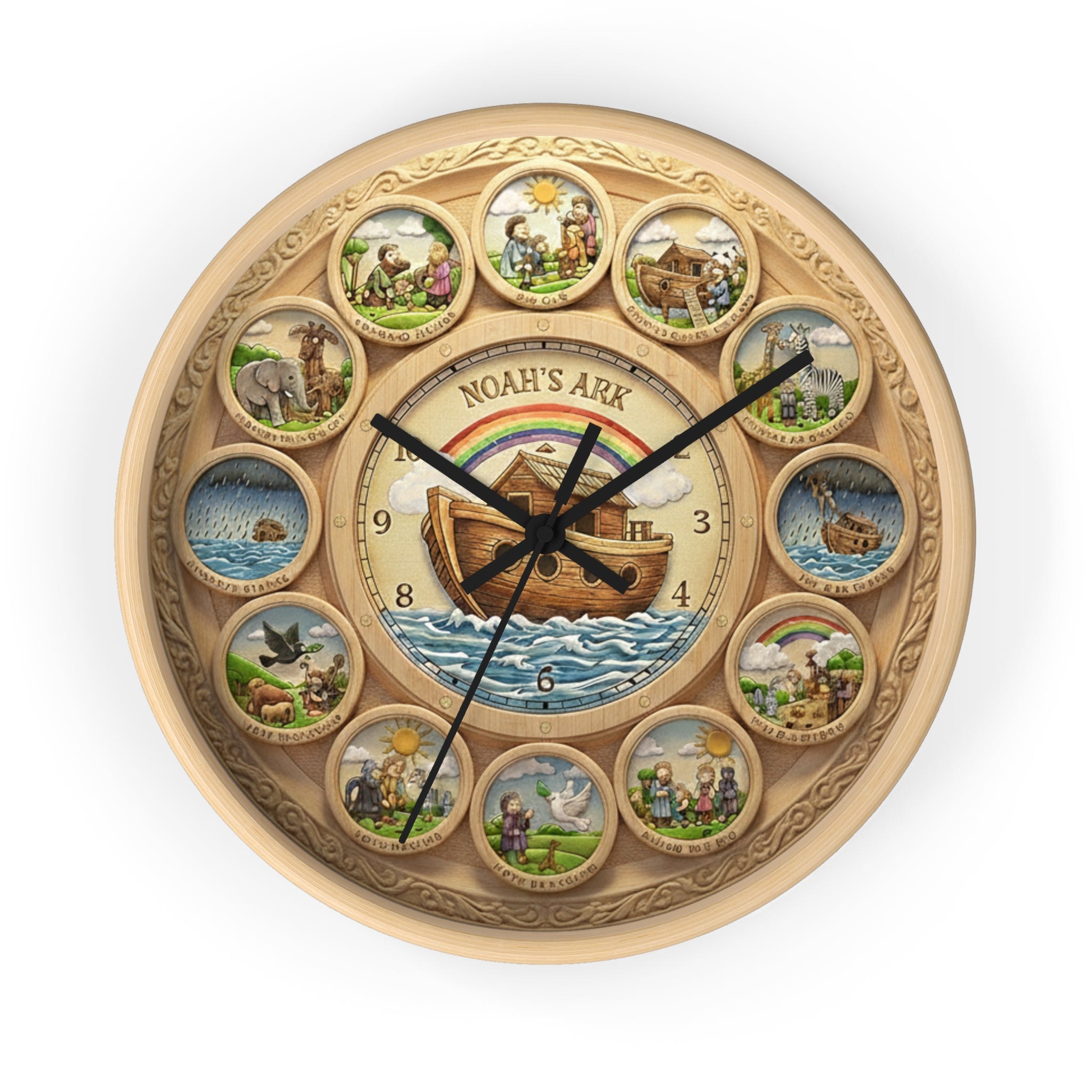 Noah's Ark Wall Clock