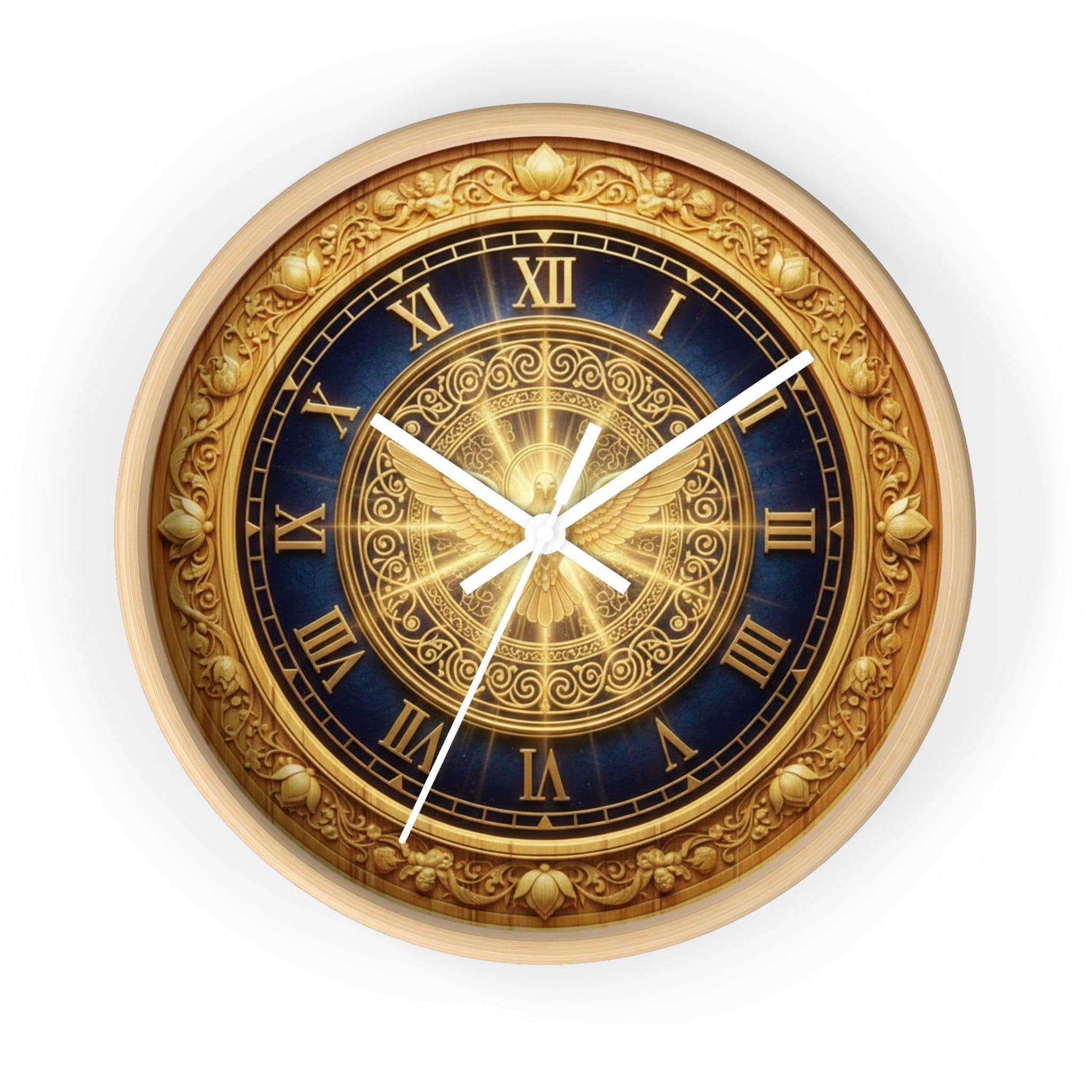 Biblical Holy Spirit Dove wall clock