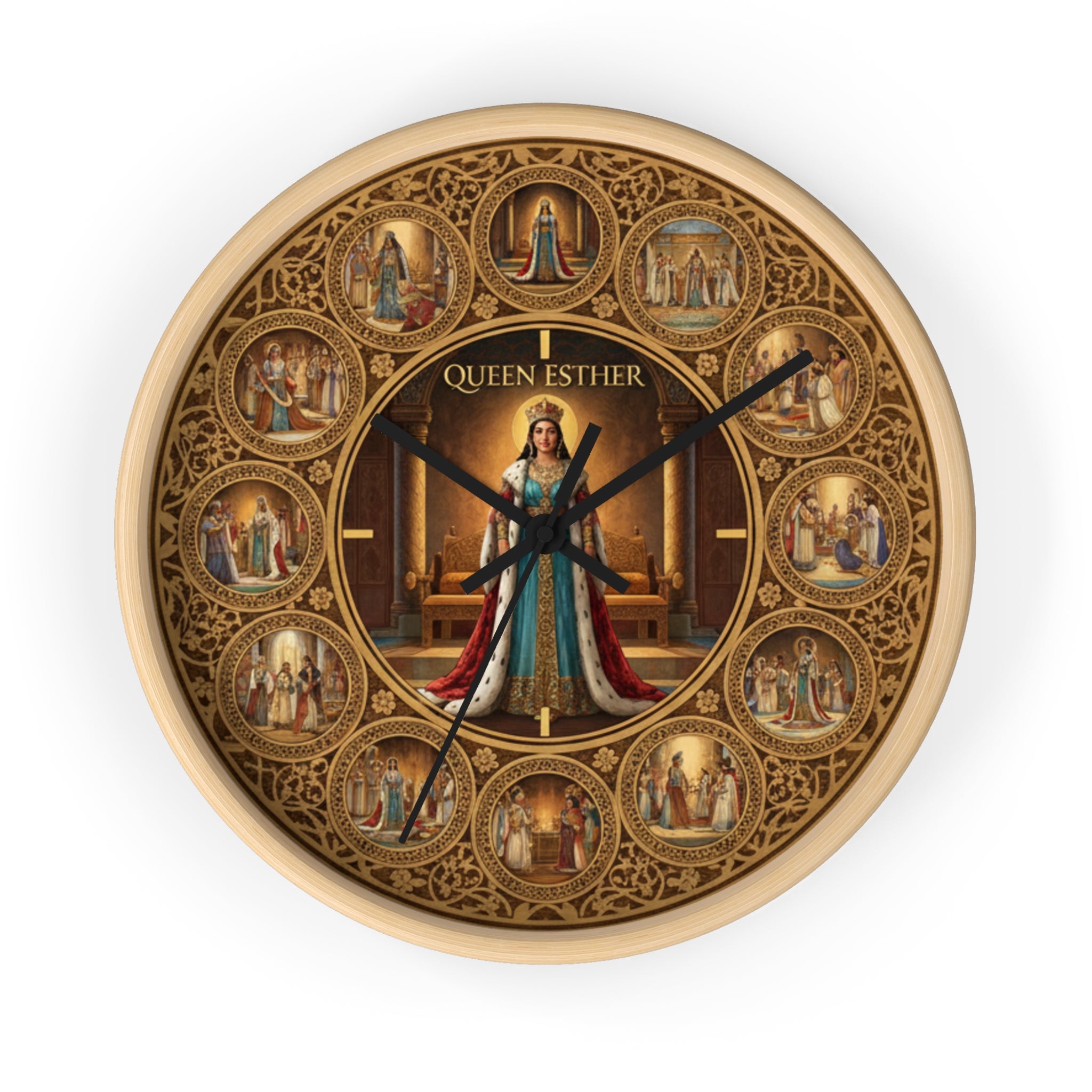 Queen Esther Wall Clock