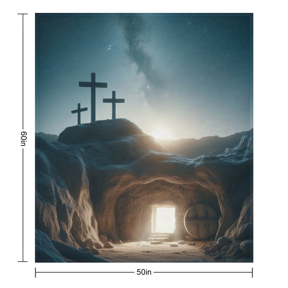 Open Tomb super soft blanket Made in USA