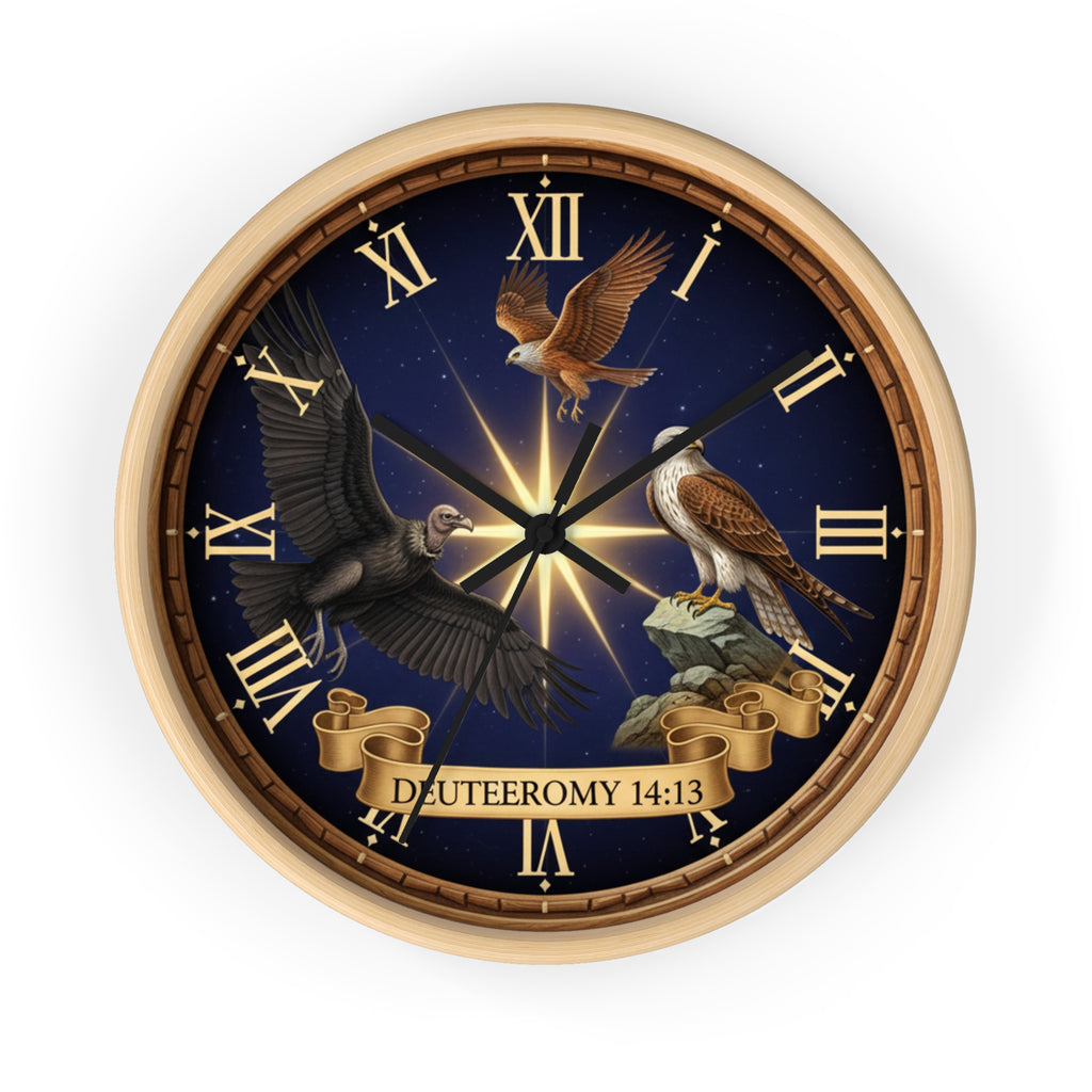 Bible Wall Clock - Leviticus 16:13