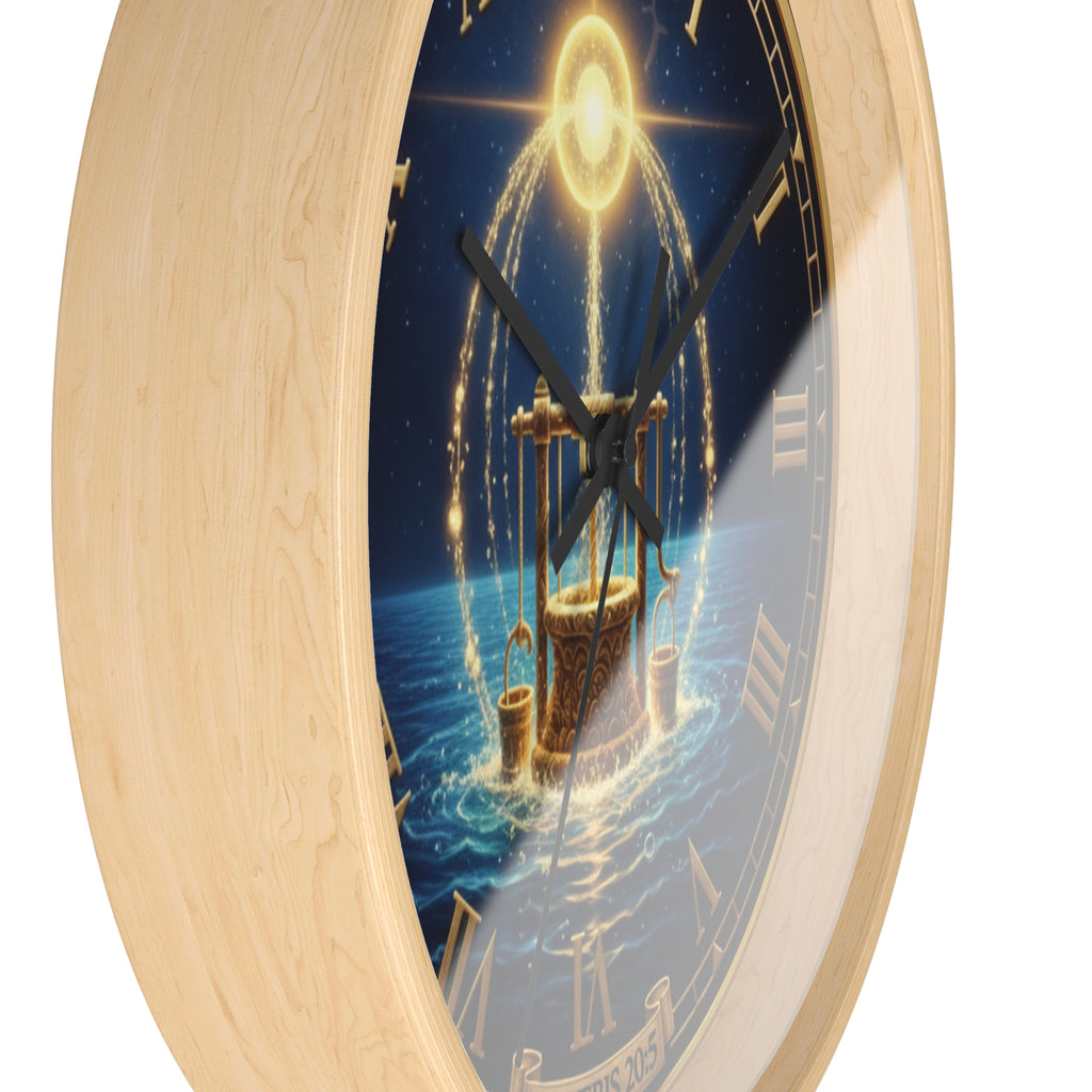 Bible Wall Clock - Angels in Psalms Design
