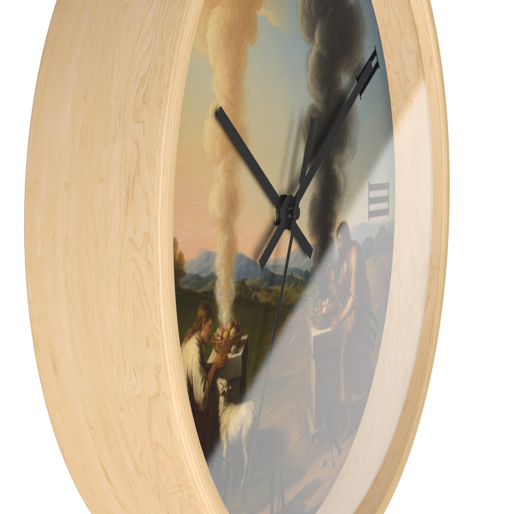Cain and Able Wall Clock - Biblical Design
