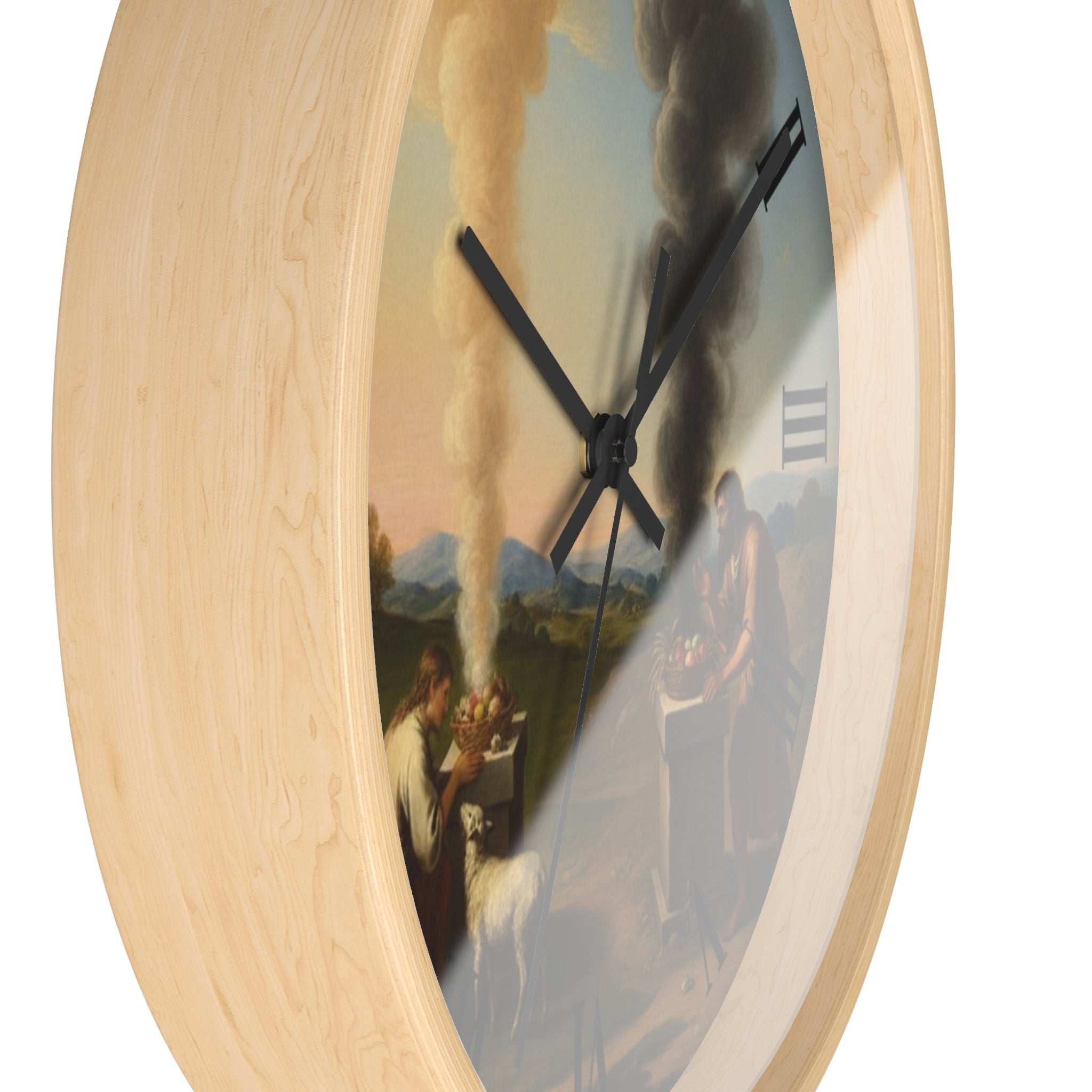 Cain and Able Wall Clock - Biblical Design