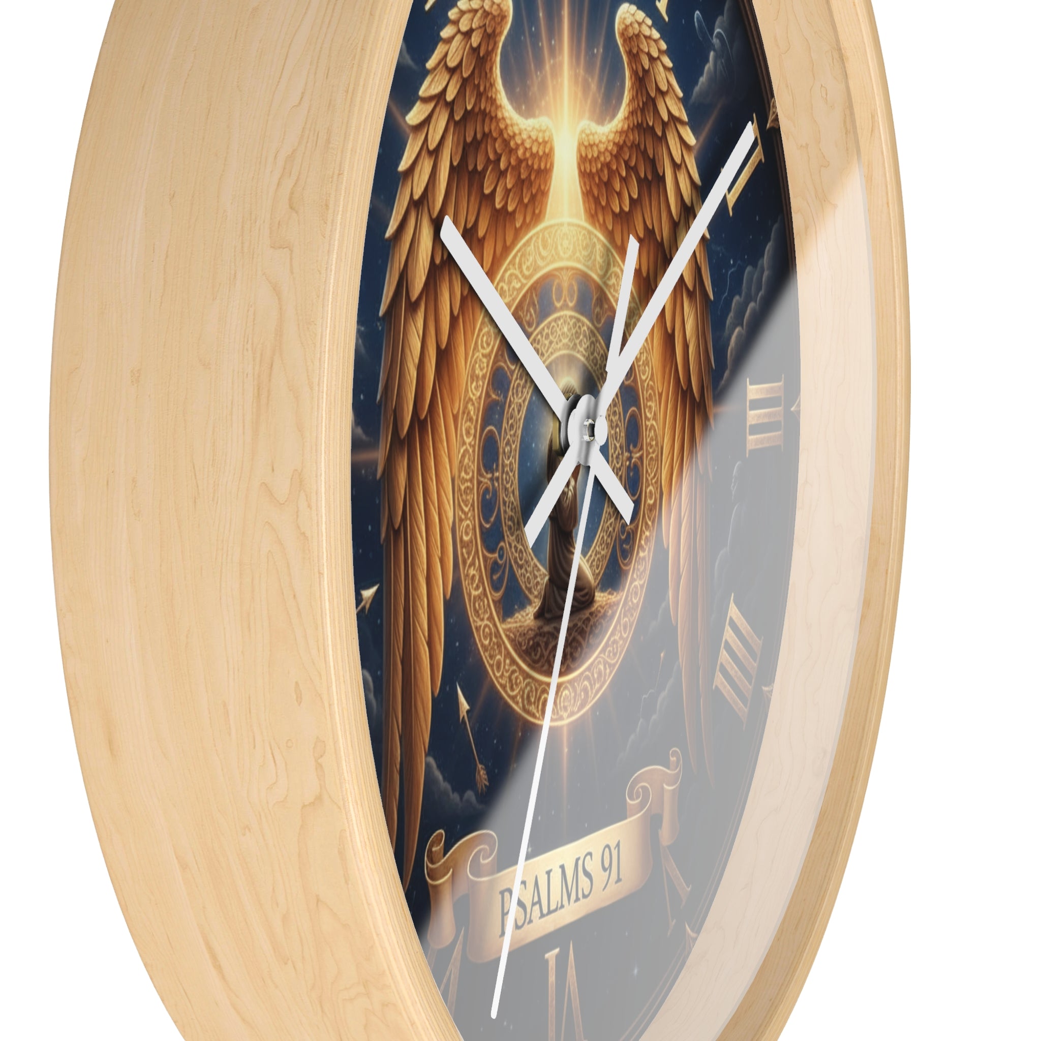 Bible Wall Clock - Psalms 91