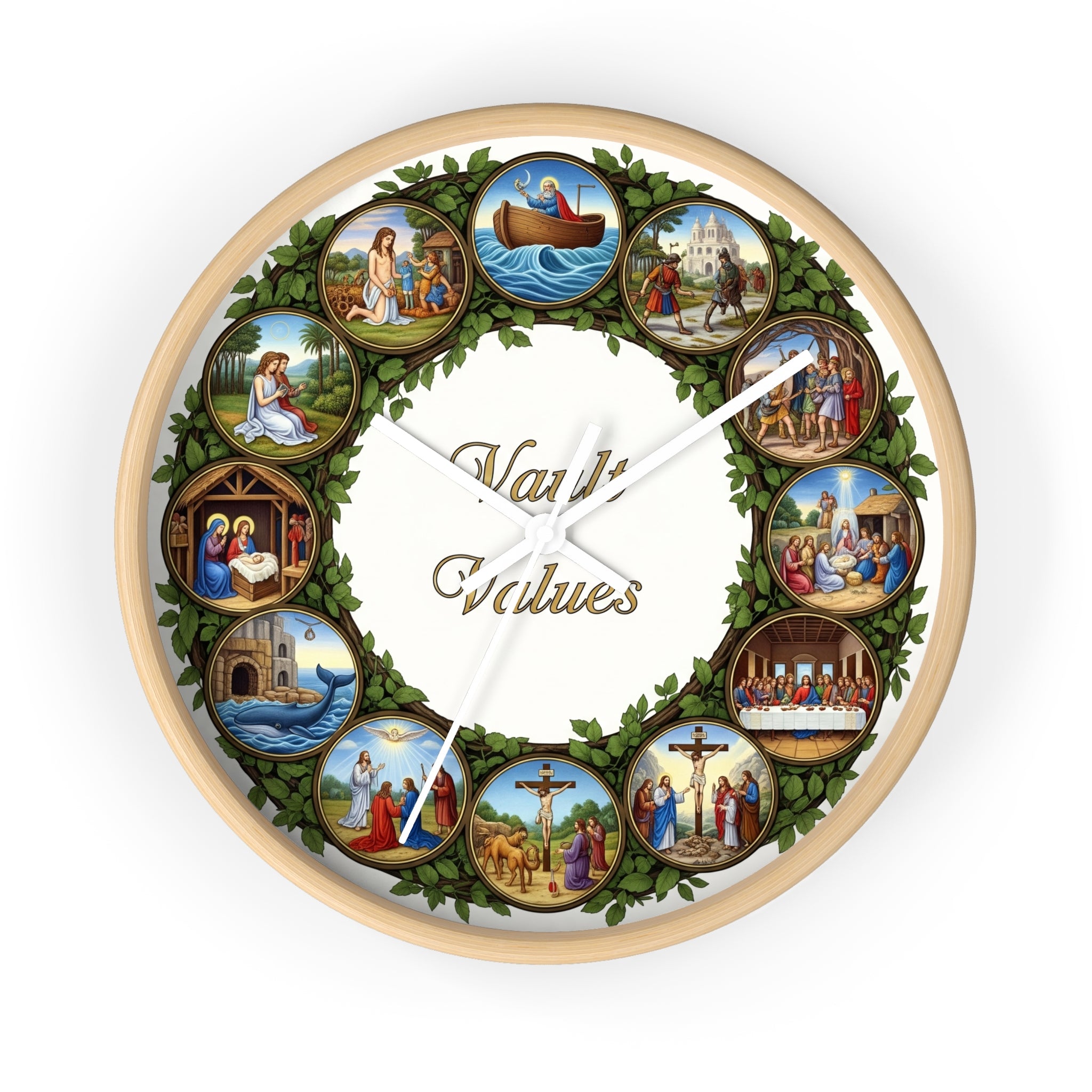 Stories of the Bible Wall Clock