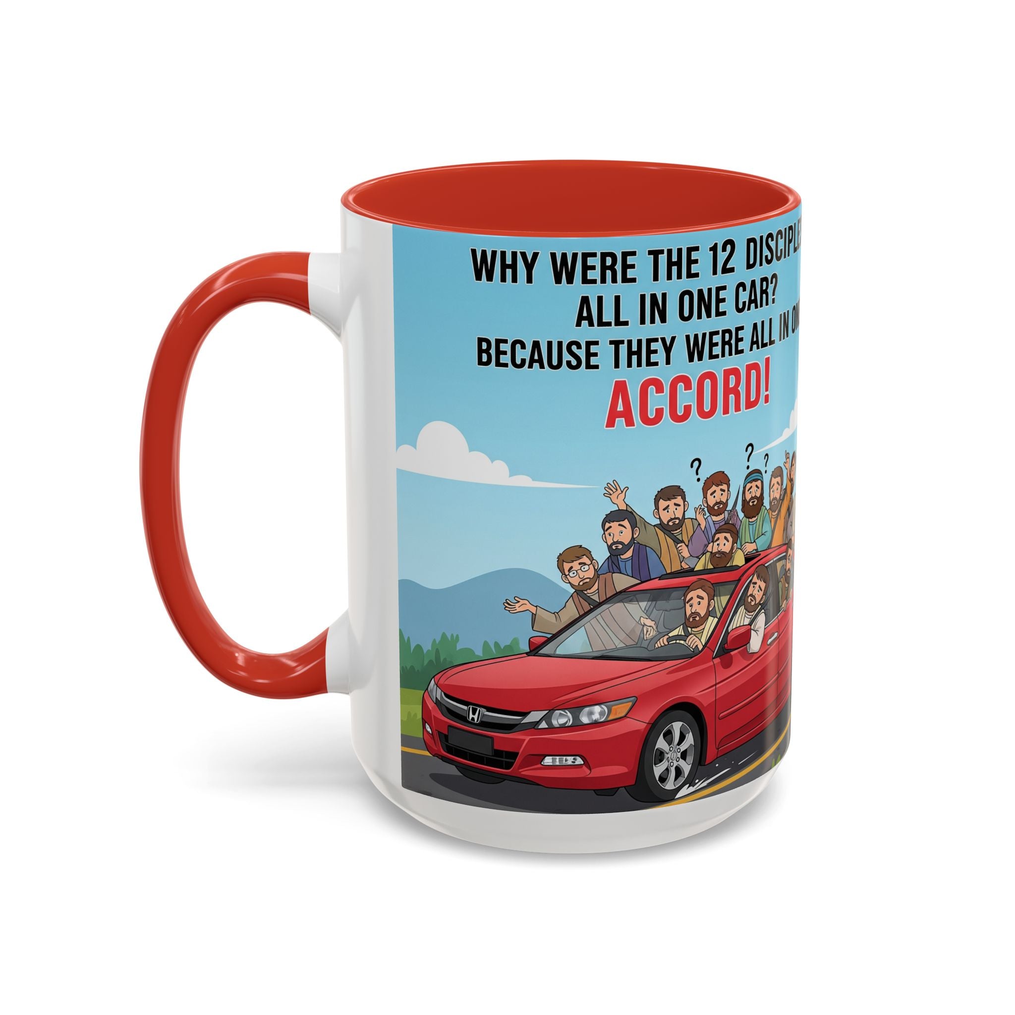 Disciples joke mug