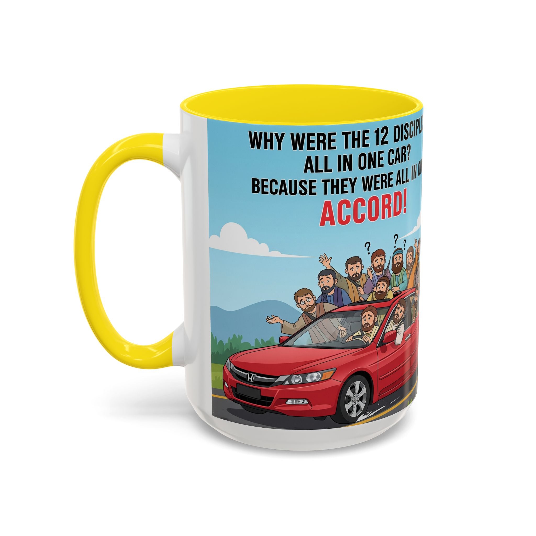 Disciples joke mug