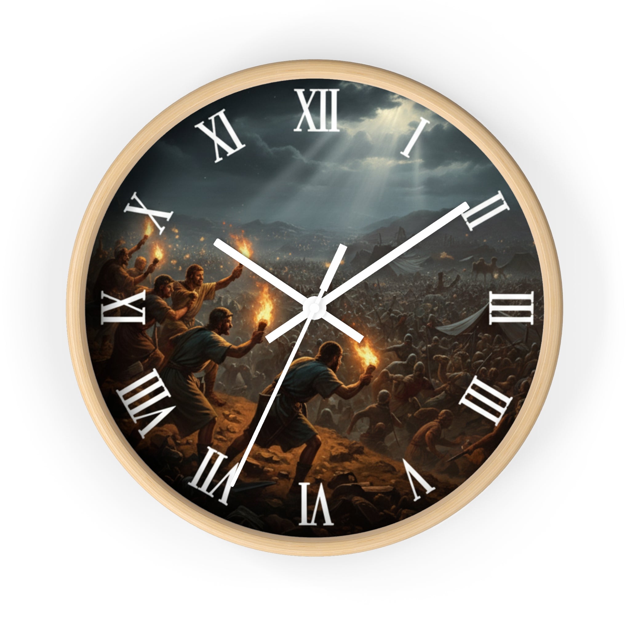 Gideon’s 300 vs. Midian Wall Clock