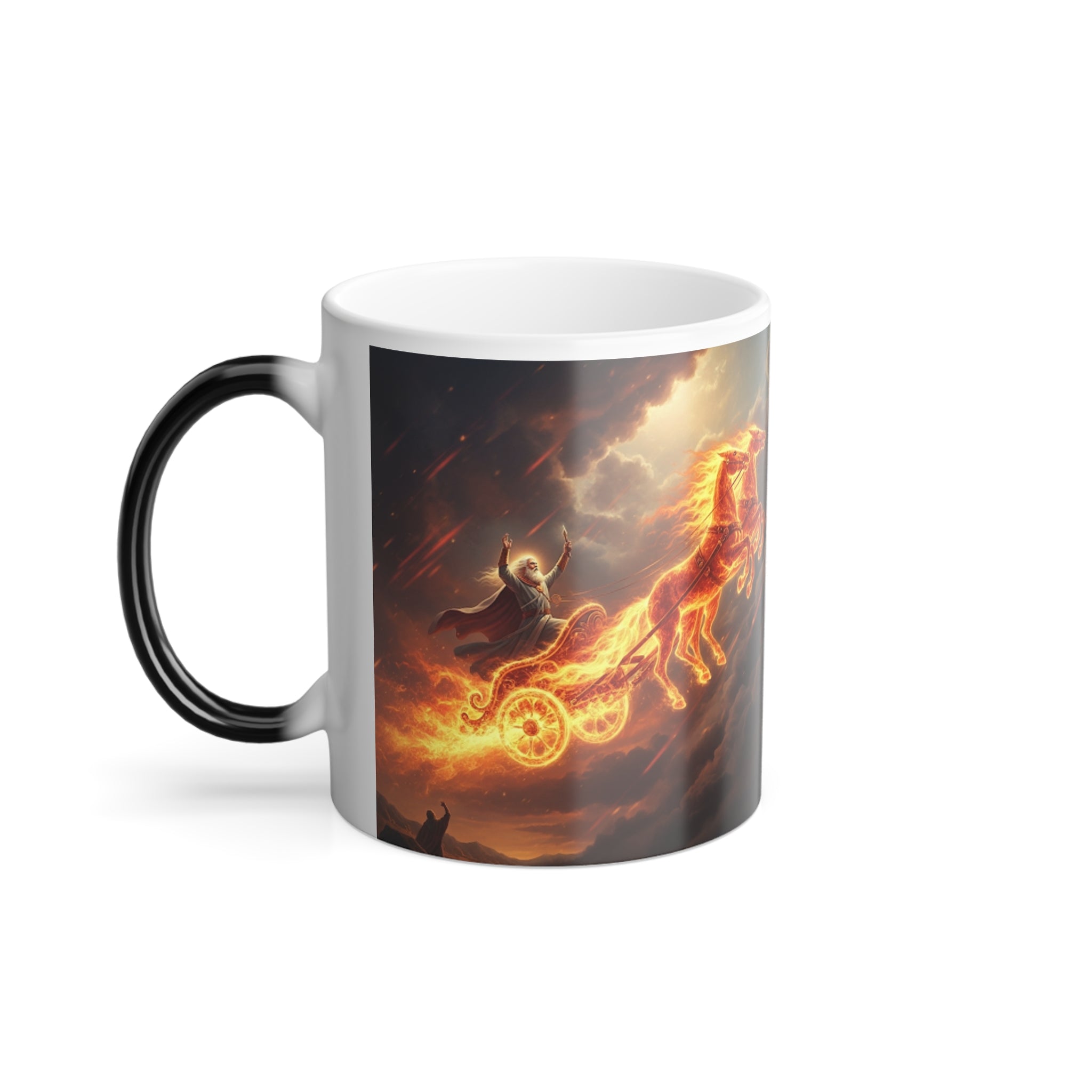 Elijah goes to Heaven mug