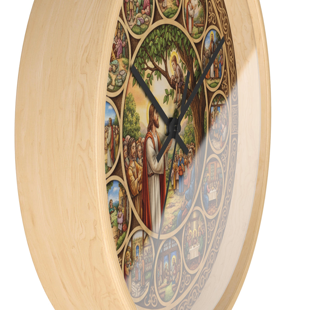 Story of Zachaeus Wall Clock