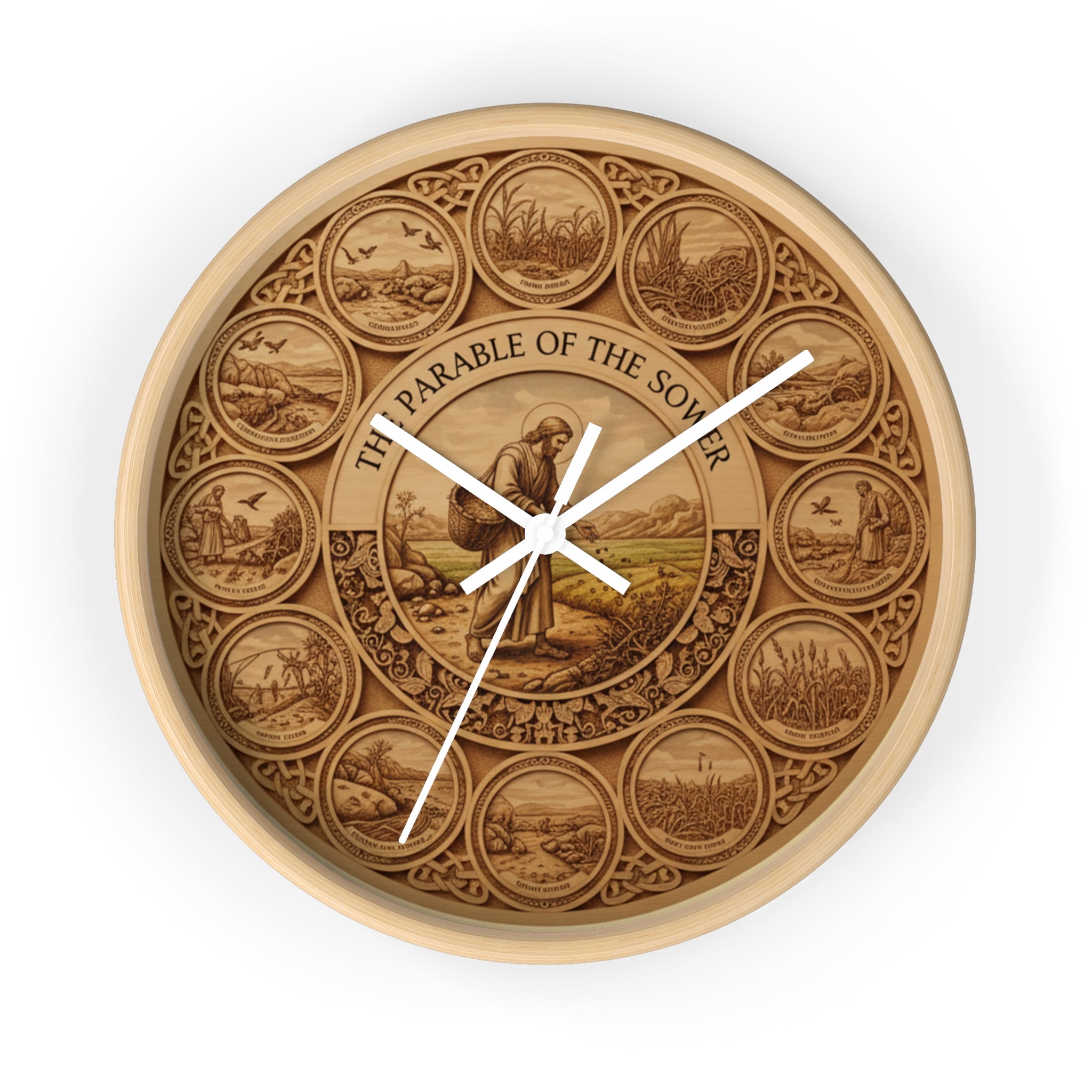 The Sower Wall Clock