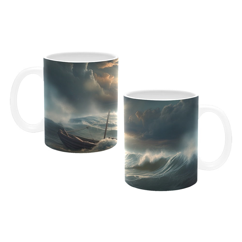 Jesus Walks on Water mug