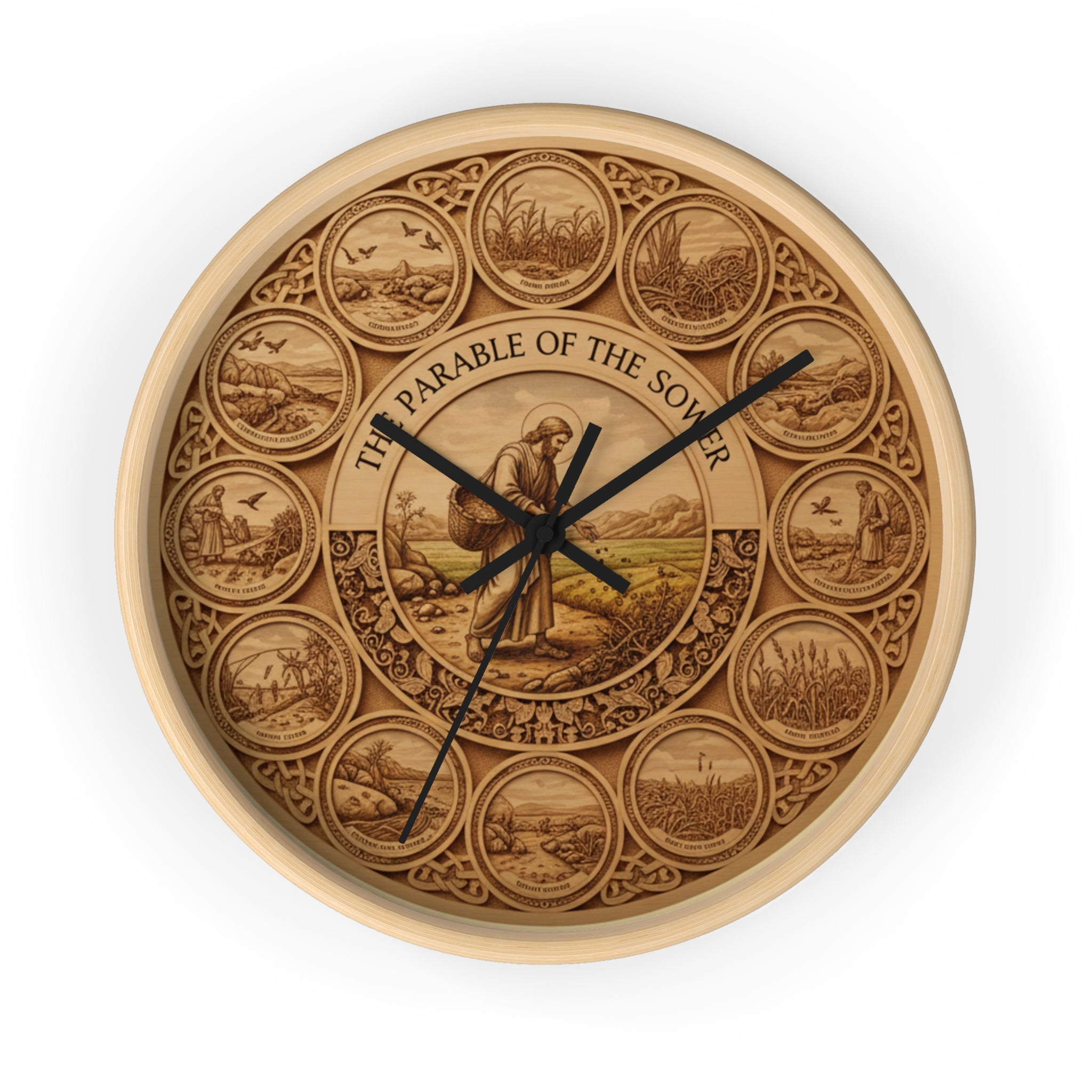 The Sower Wall Clock