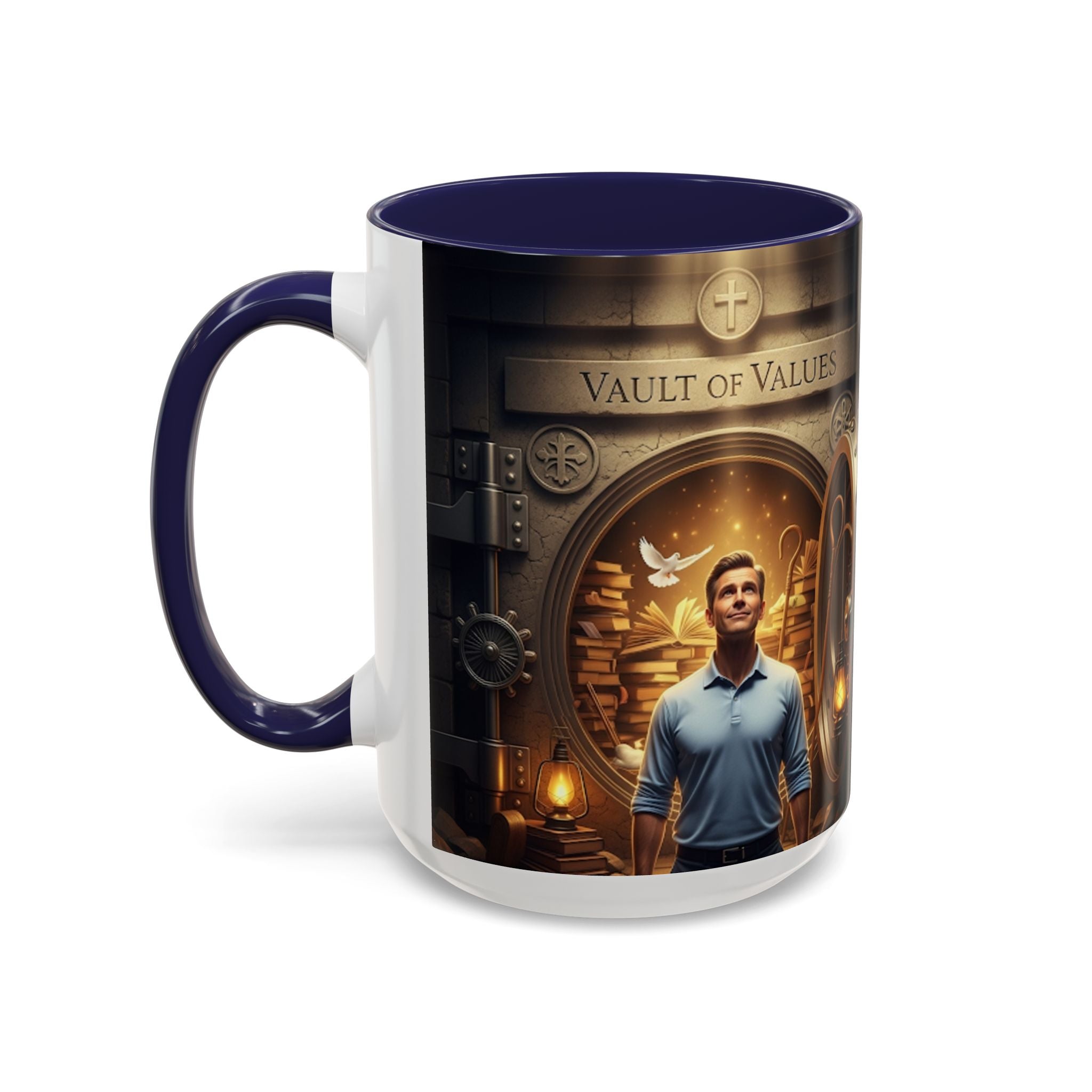 Saved by the blood of Christ mug