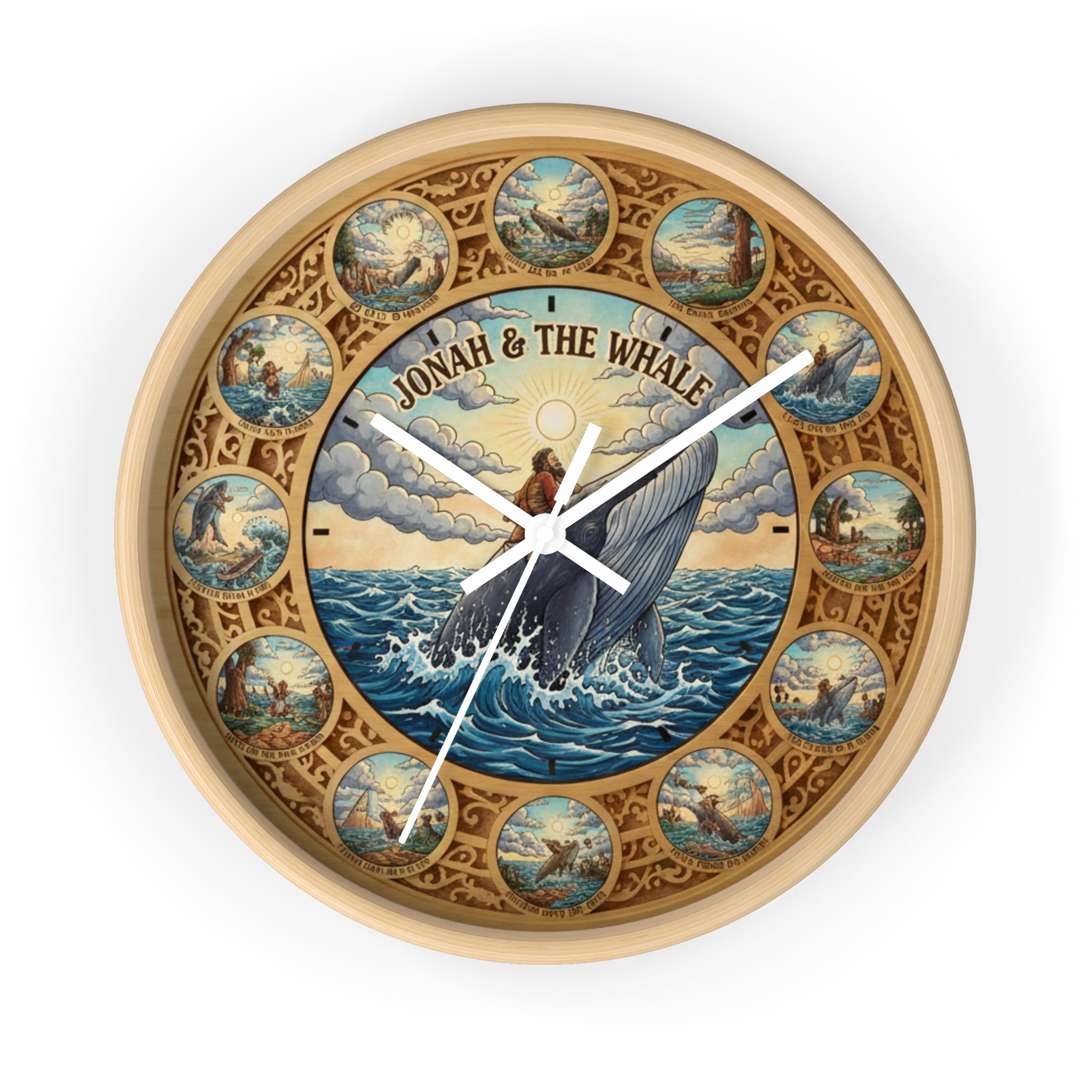 Jonah & The Whale Wall Clock