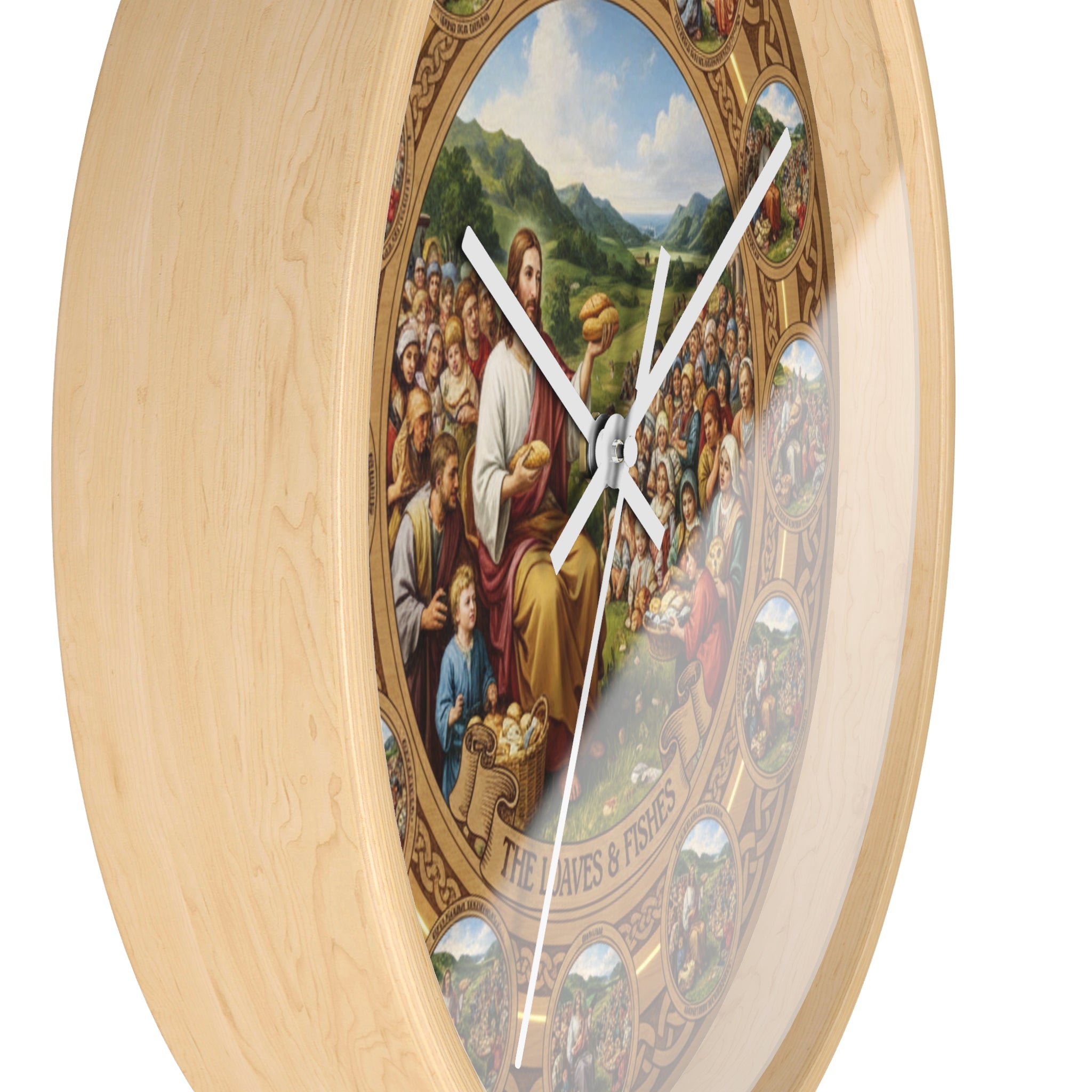 Loaves & Fishes Wall Clock
