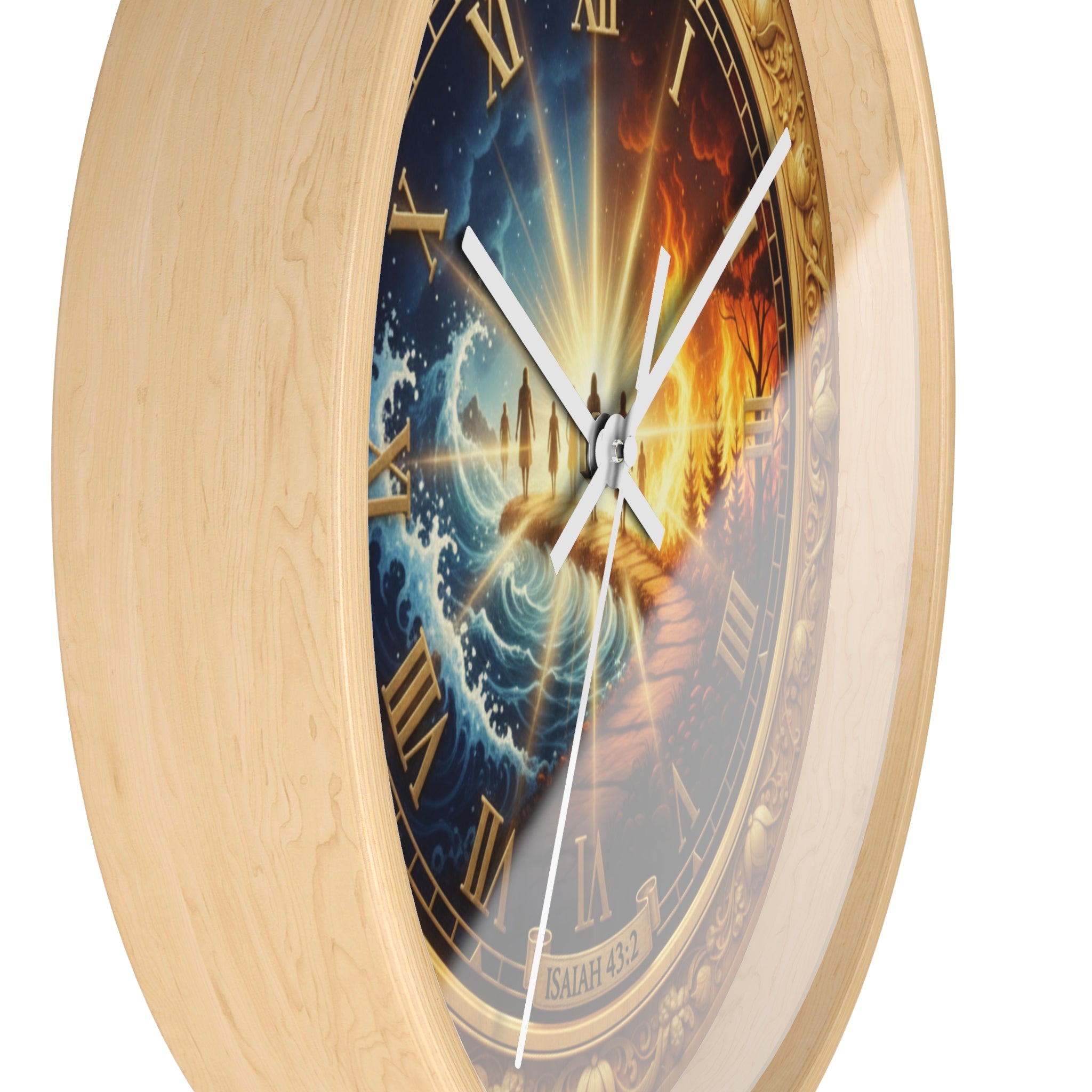 Pathway to Heaven Bible Wall Clock