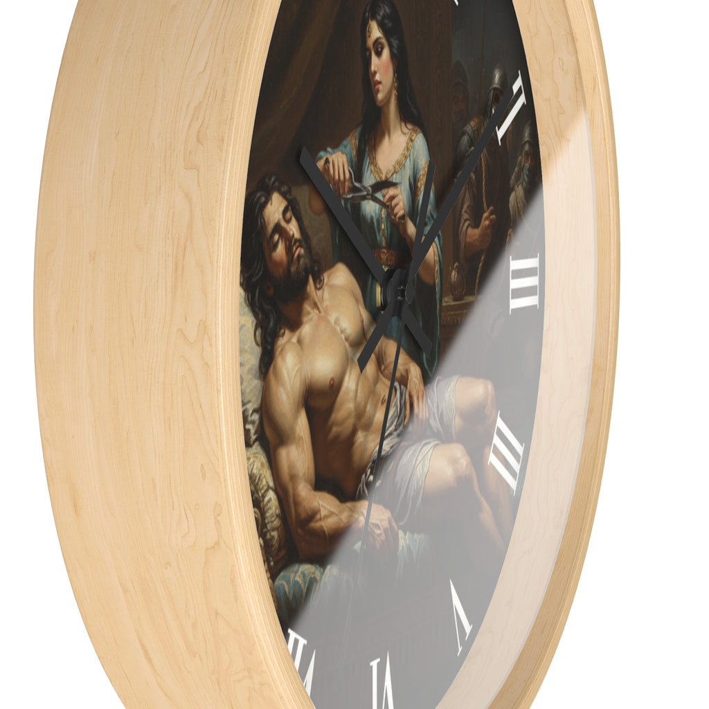Sampson and Delilah Wall Clock