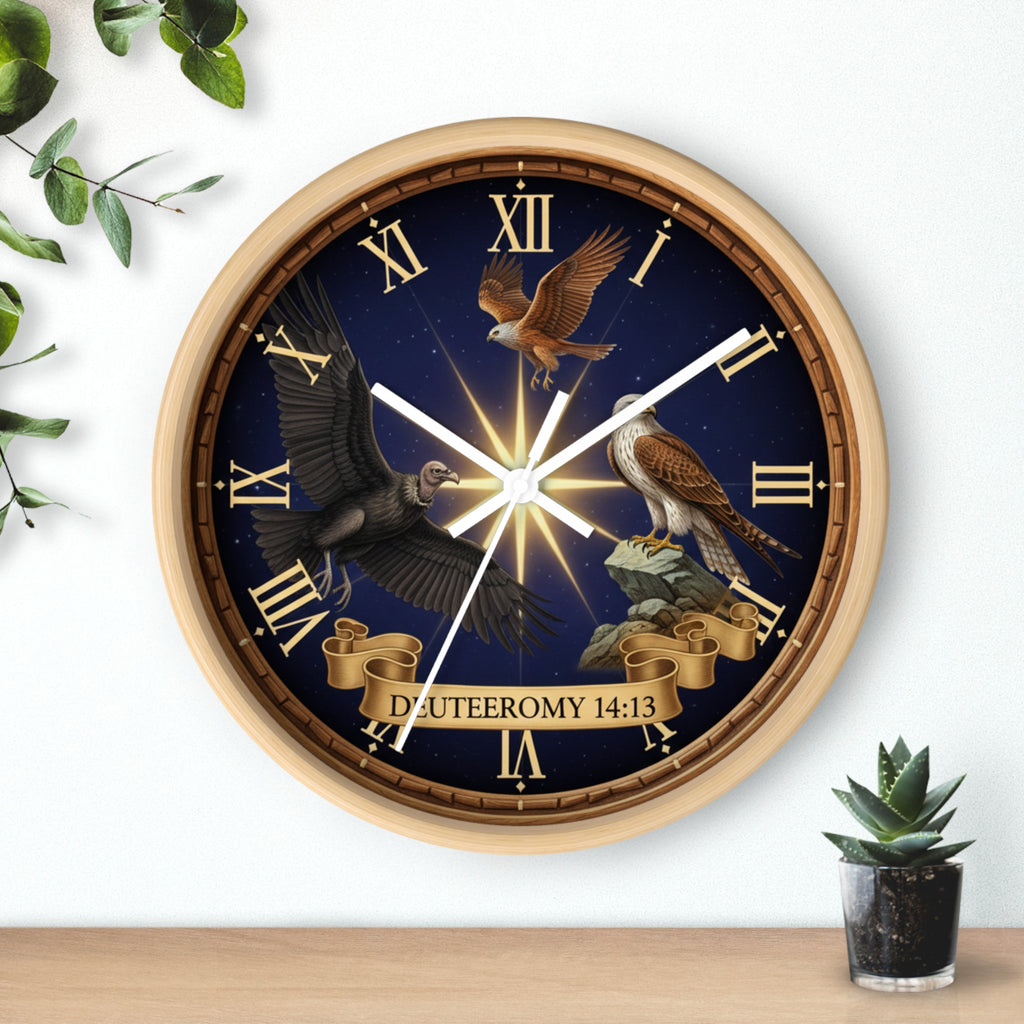 Bible Wall Clock - Leviticus 16:13