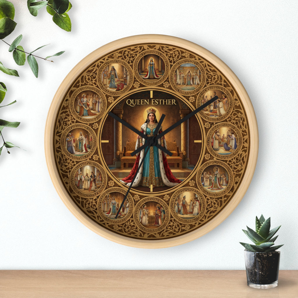 Queen Esther Wall Clock