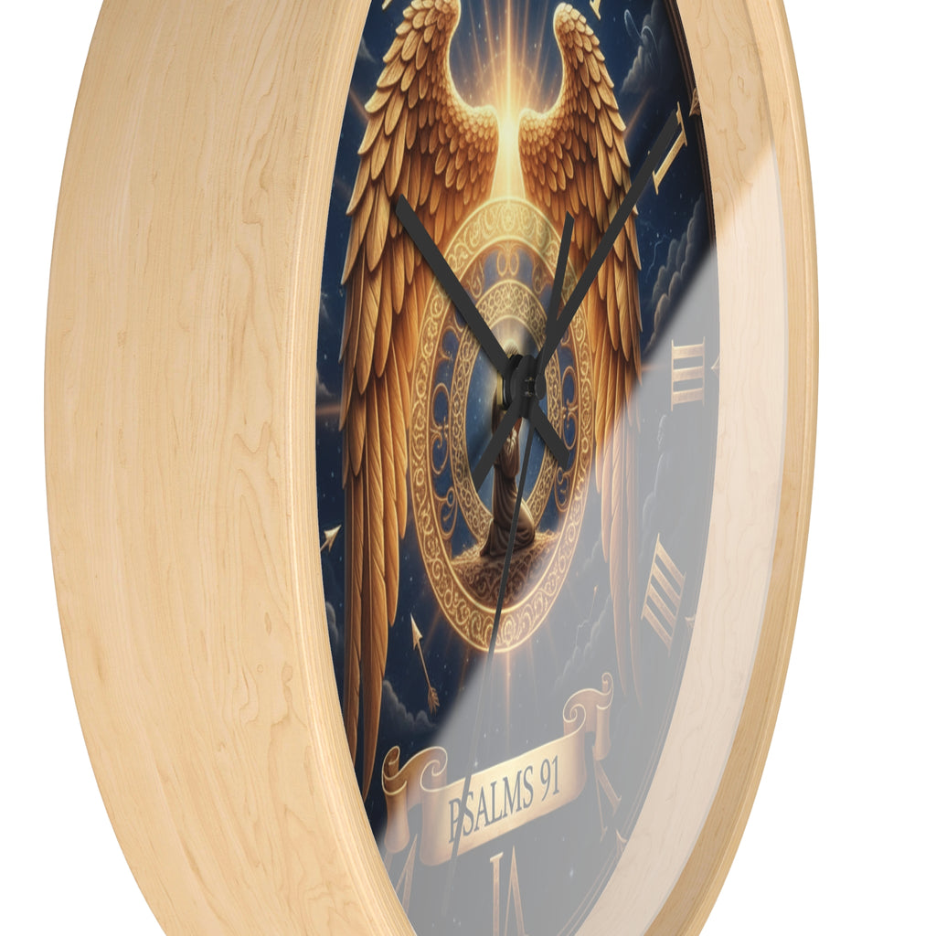 Bible Wall Clock - Psalms 91