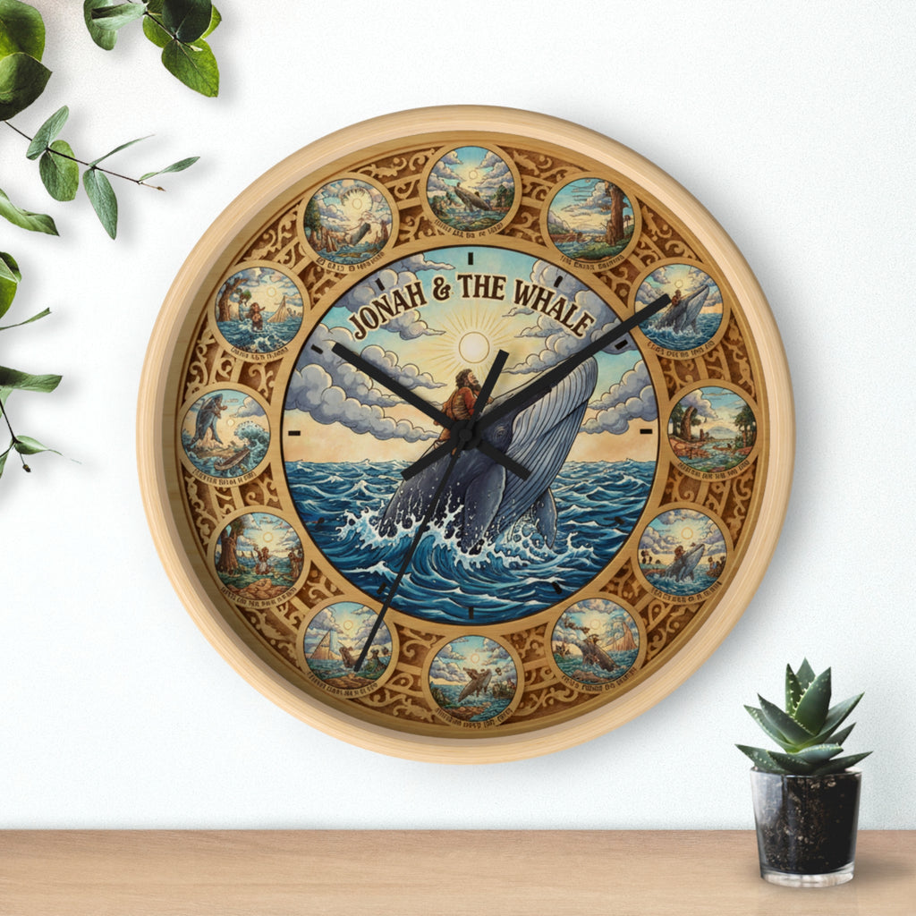 Jonah & The Whale Wall Clock