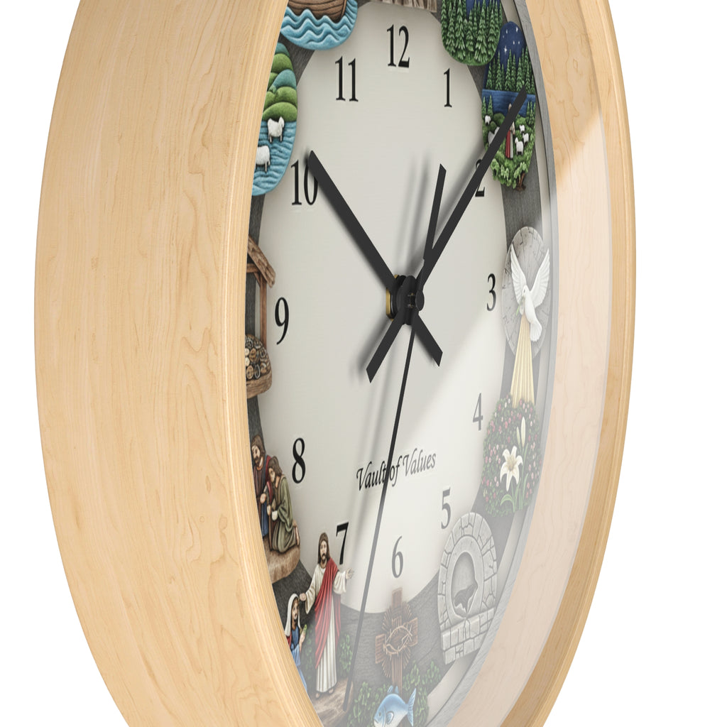 Faith-Themed Wall Clock
