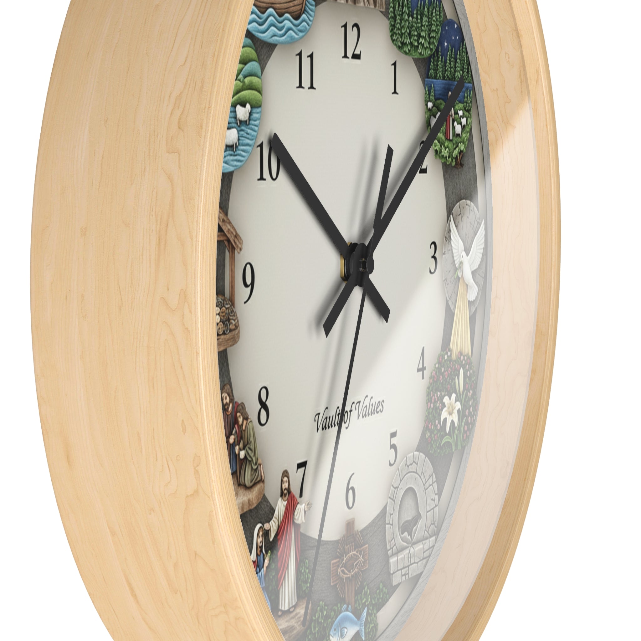 Faith-Themed Wall Clock