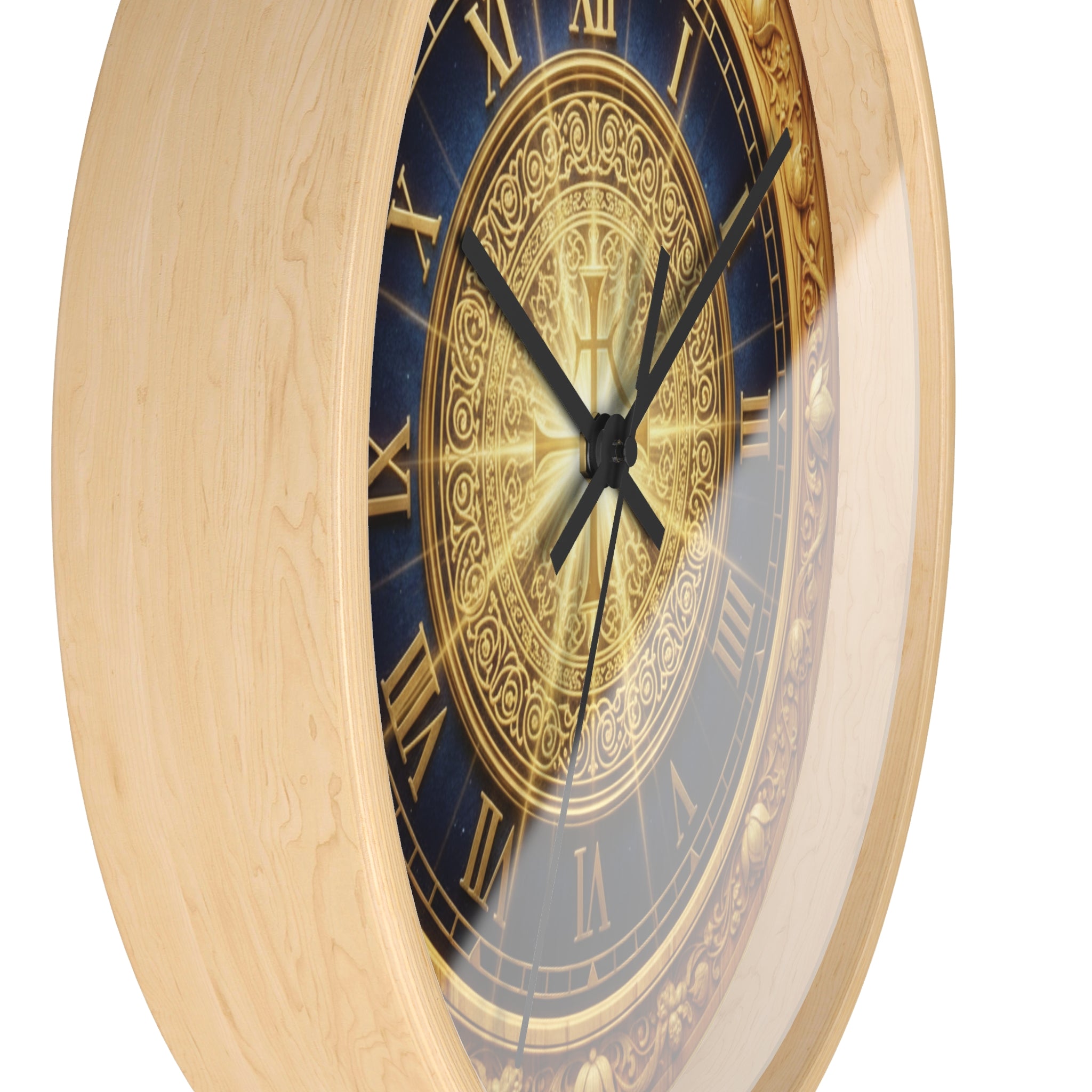 Biblical Holy Cross wall clock
