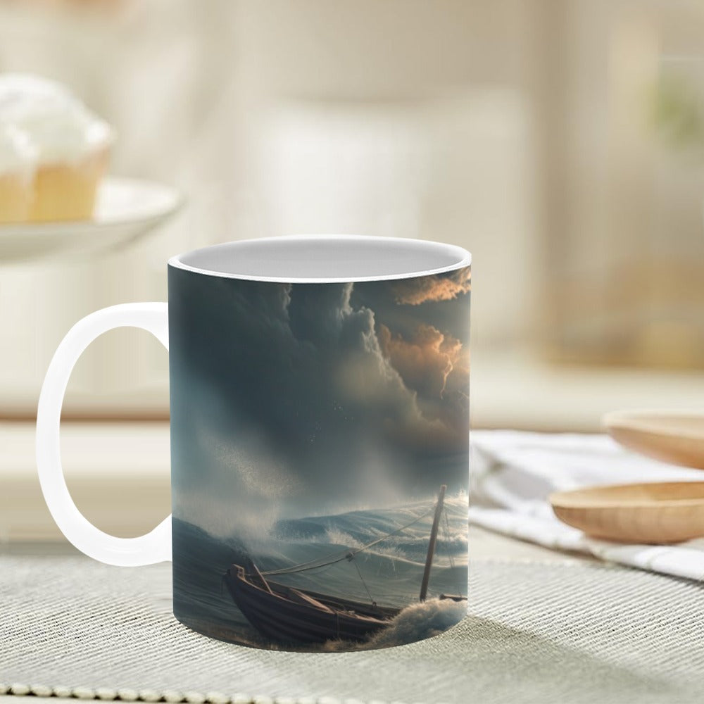Jesus Walks on Water mug